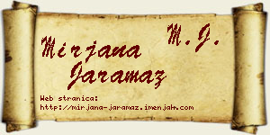 Mirjana Jaramaz vizit kartica